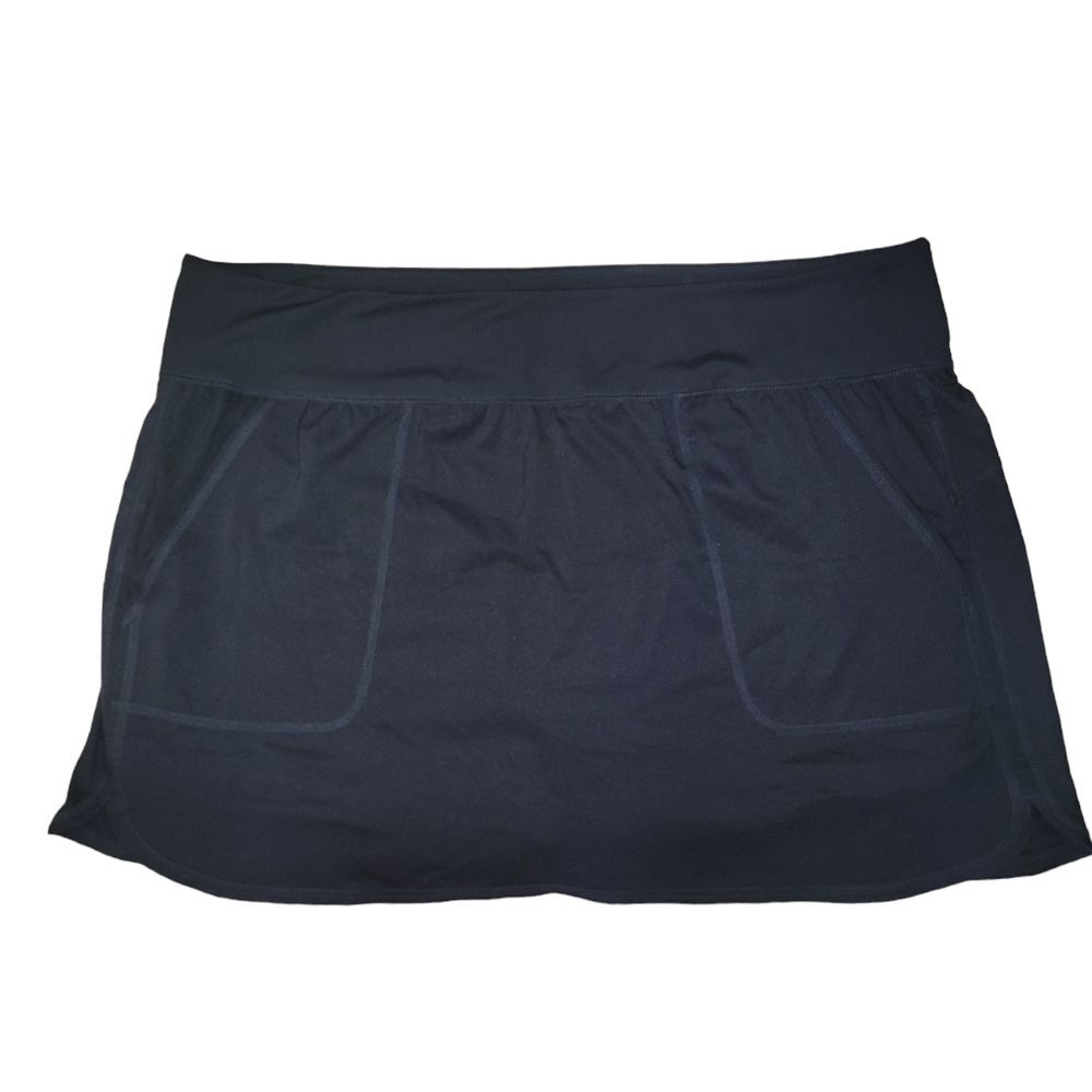 Zuda Plus Size Black Athletic Skort Size 2x